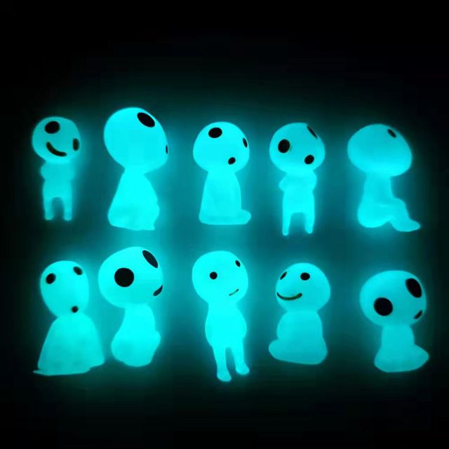Figuras fluorescentes de jardín (10 piezas)
