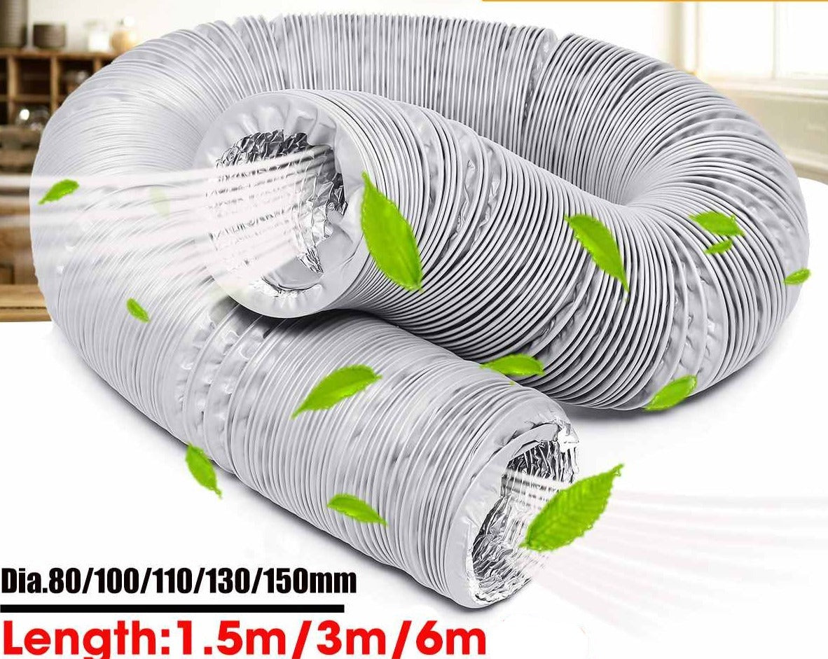 Flexible evacuation pipe for air conditioning