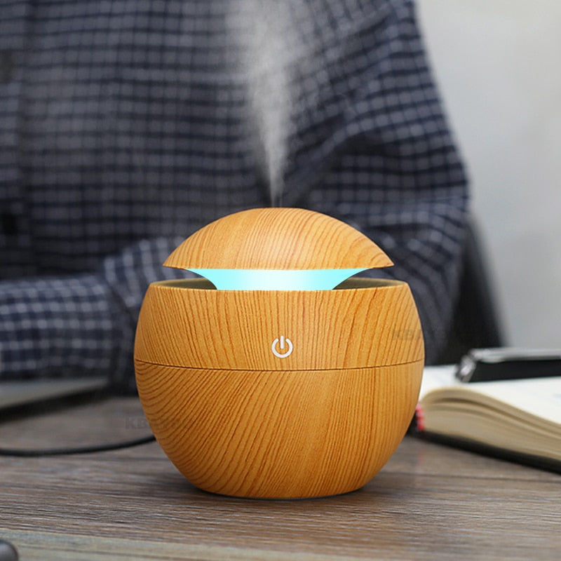 Diffuseur d'huile essentielle USB/ 7 couleurs changeantes LED
