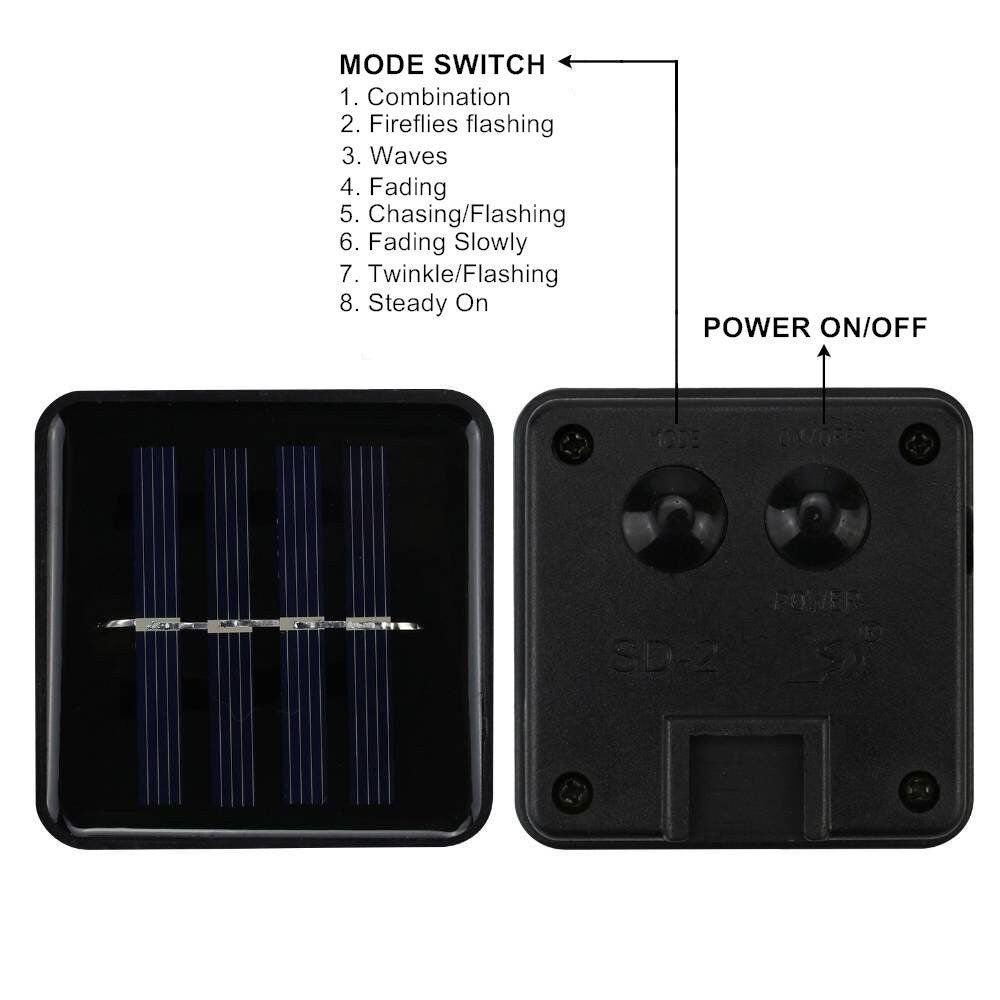 20 abeilles LED à énergie solaire