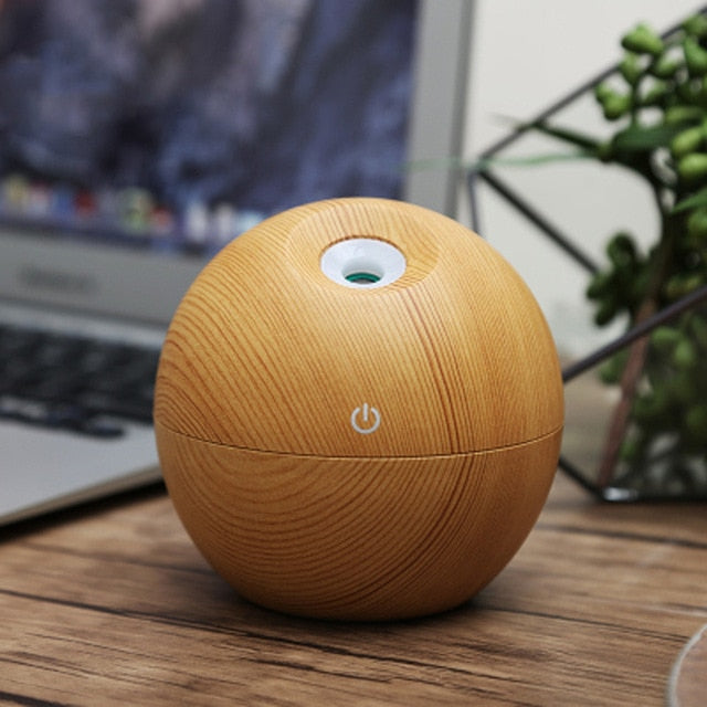 Diffuseur d'huile essentielle USB/ 7 couleurs changeantes LED