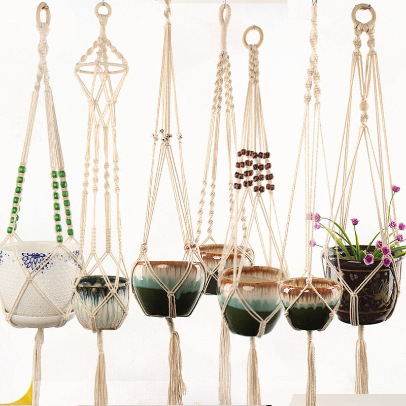 Macramé plant support/23 models
