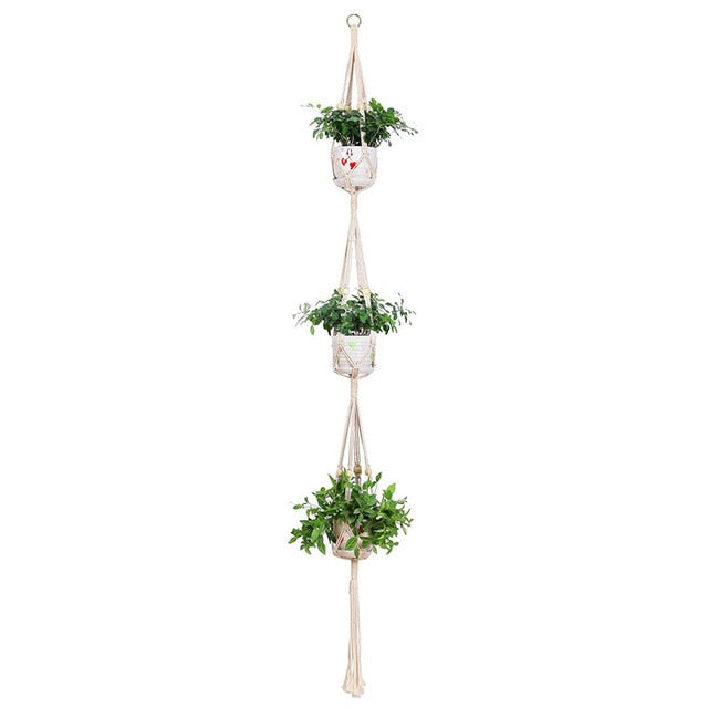 Macramé plant support/23 models