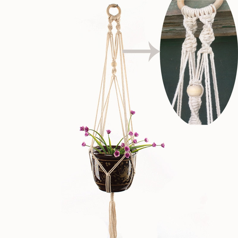 Macramé plant support/23 models