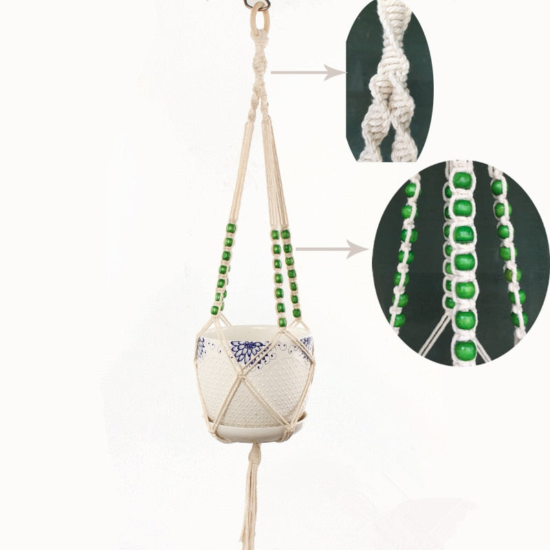 Macramé plant support/23 models