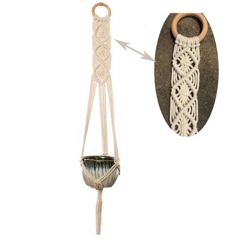 Macramé plant support/23 models