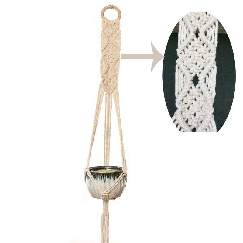 Macramé plant support/23 models
