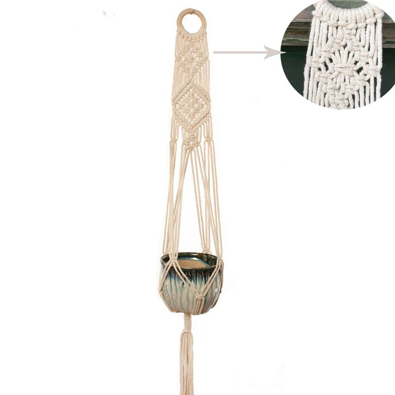 Macramé plant support/23 models