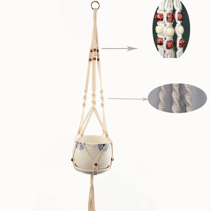 Macramé plant support/23 models