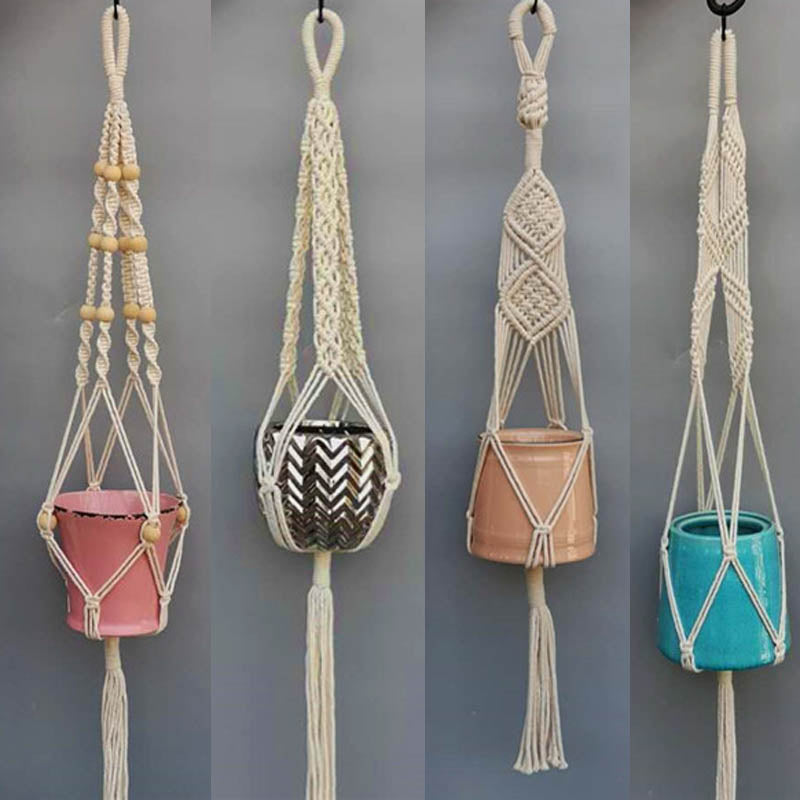 Macramé plant support/ 4 models