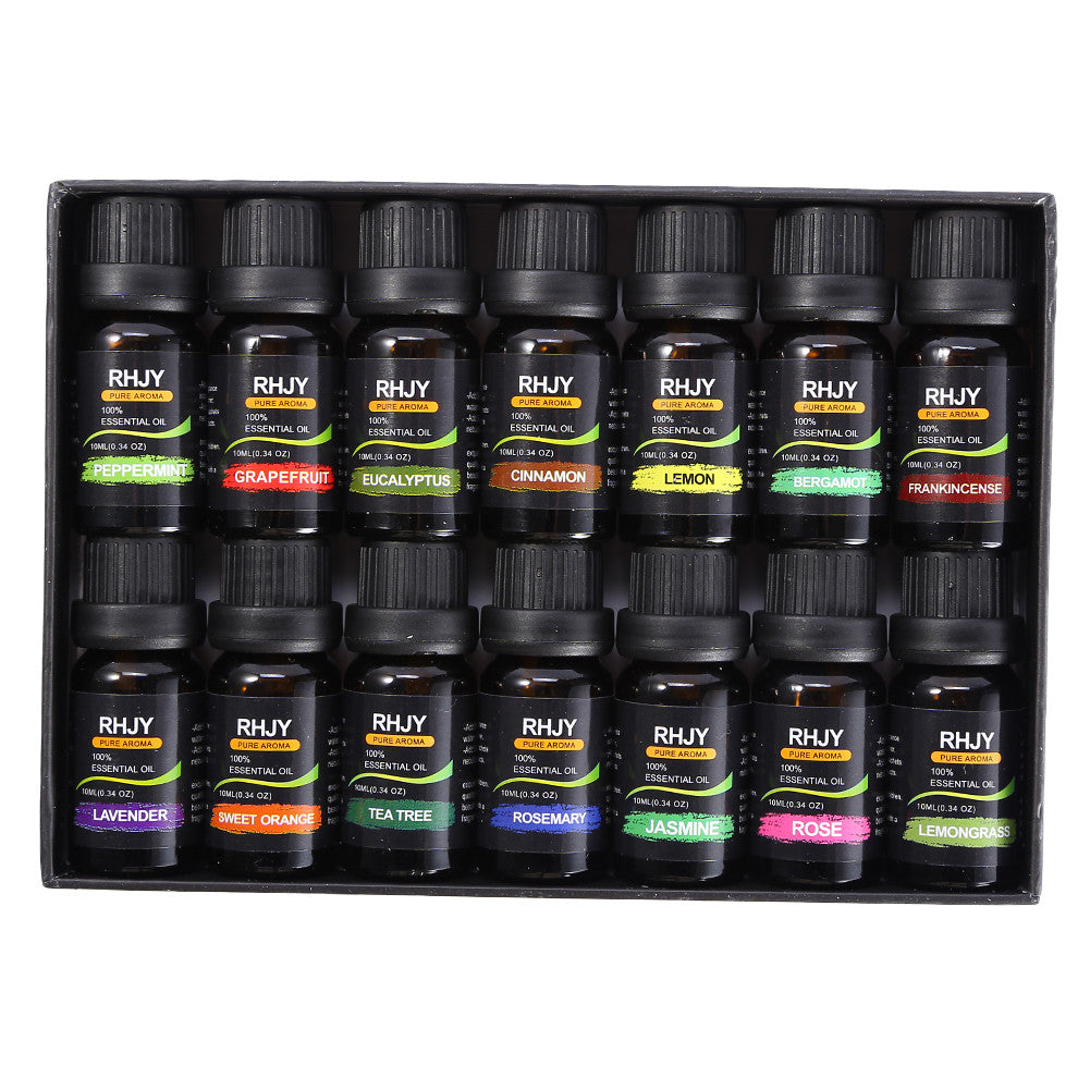 Kit de 14 bouteilles d'huiles essentielles