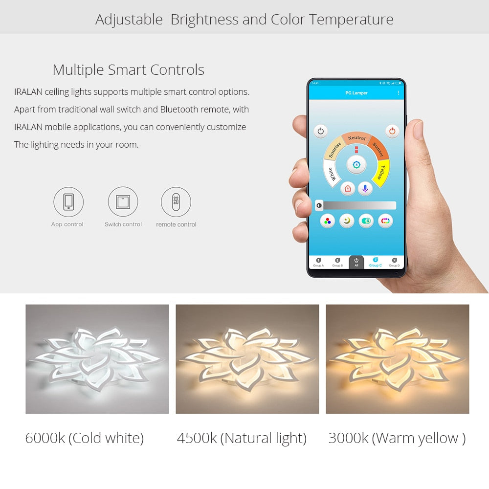 Modern style led luminaire