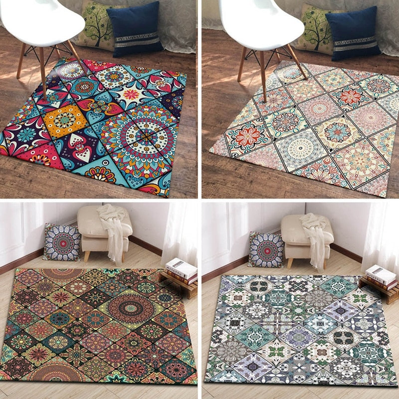 Persian Style Rectangular Rug