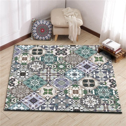 Persian Style Rectangular Rug