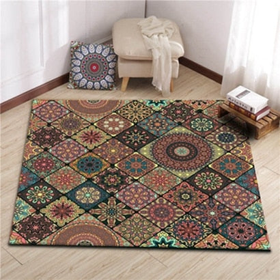 Persian Style Rectangular Rug