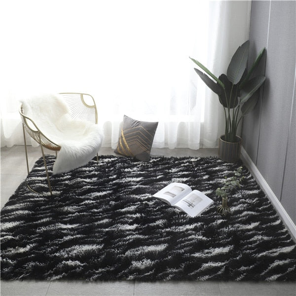 Tapis Fluffy Leopard Carpet