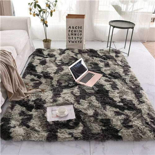 Tapis Fluffy Leopard Carpet