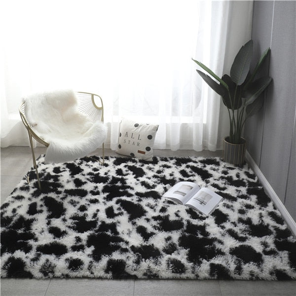 Tapis Fluffy Leopard Carpet