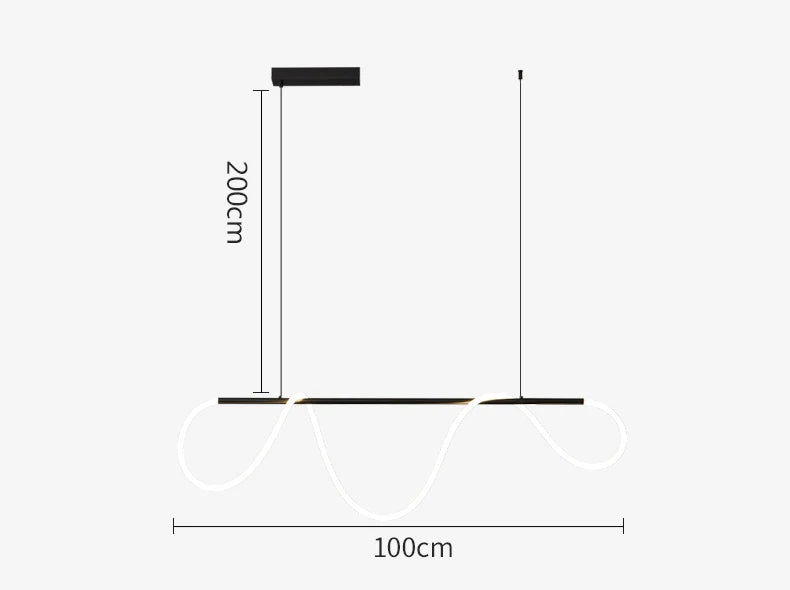 Lampe Suspendue Scandinave – Idéale pour Salle à Manger, Salon ou Cuisine