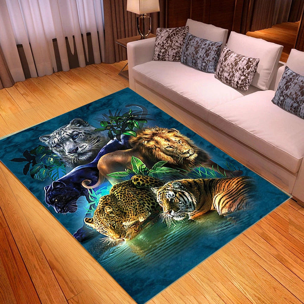 Tapis Living Room Lion