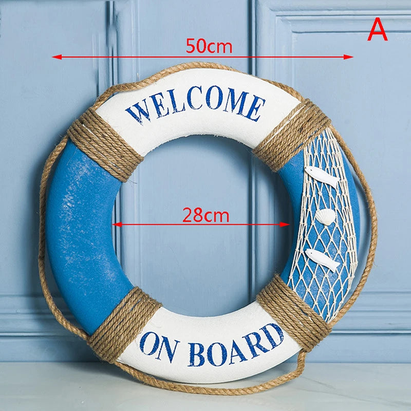 Bouée de sauvetage Navy Mediteranean Nautical Life Ring