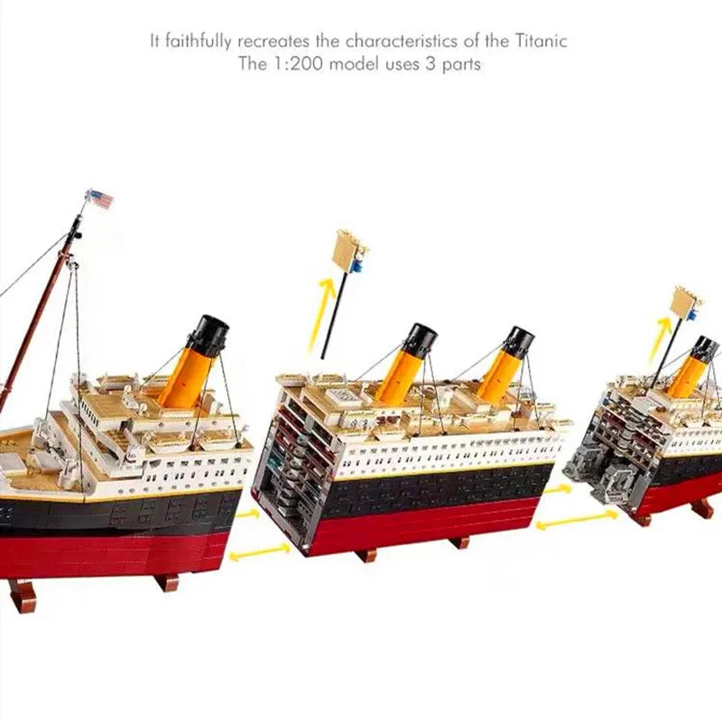 Titanic Géant en briques 9090pcs