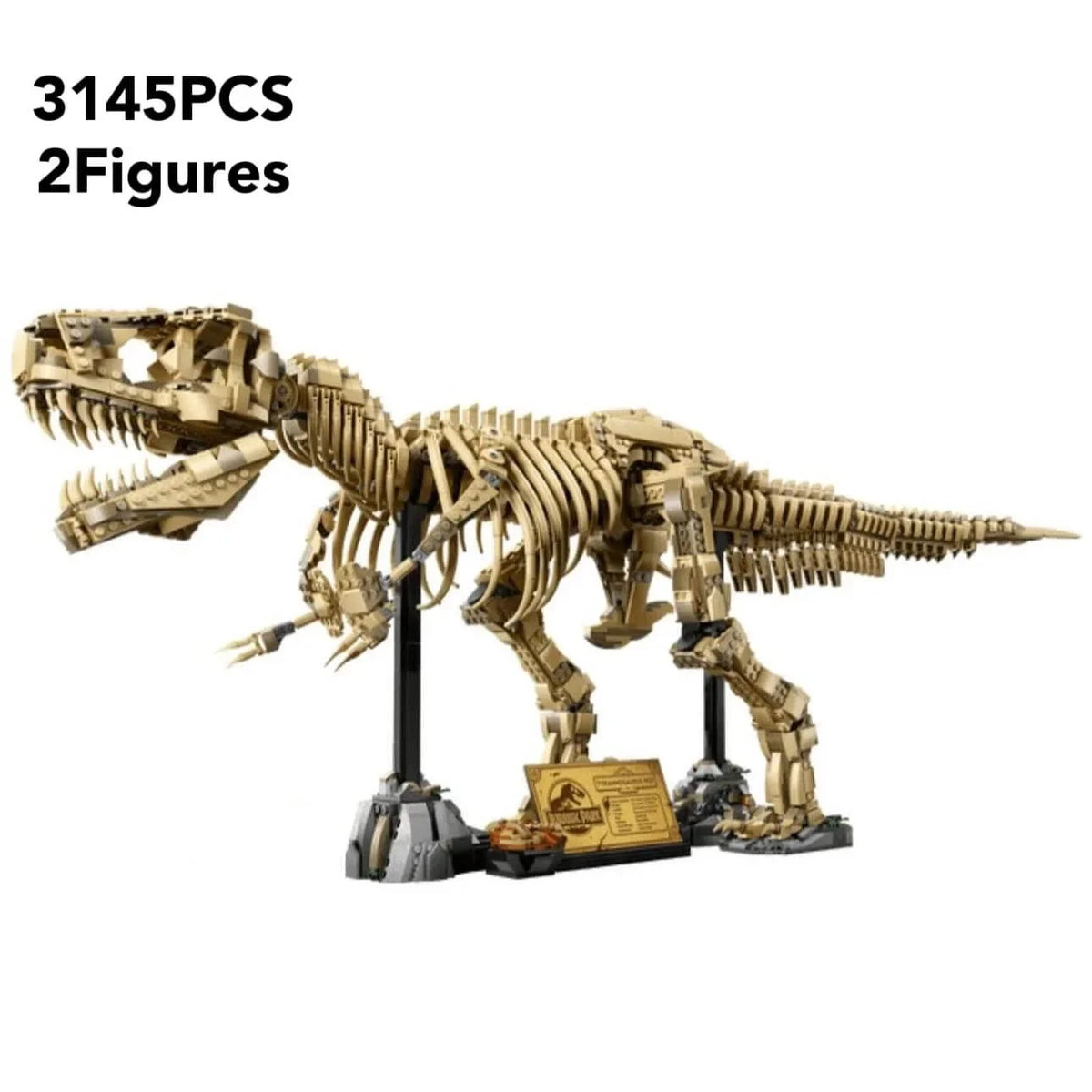 T Rex Building Post Dinosaur T-Rex Tyrannosaurus Rex Building Blocks – Kits Paradise