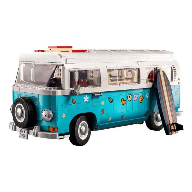 Volks T2 Camper Van Building Blocks