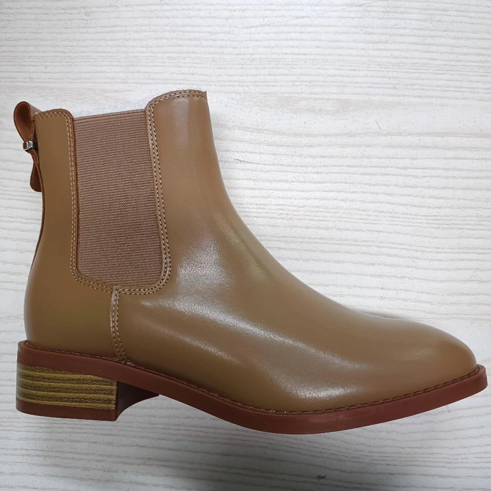 Bottines Chelsea en Cuir Véritable Doublées Peluche – Femme - photo 10