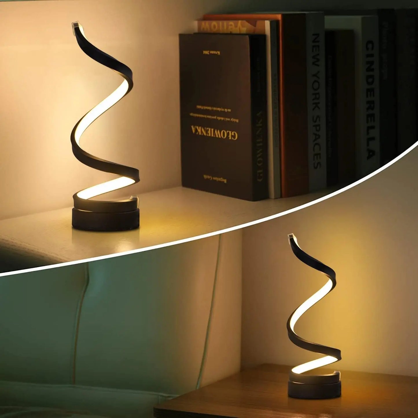 Lampe Moderne Minimaliste Dimmable Spirale