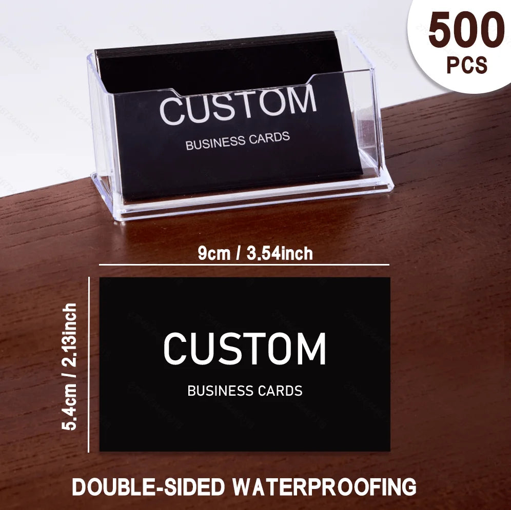 Cartes d’affaires personnalisées professionnelles – 200 à 1000 cartes personnalisées