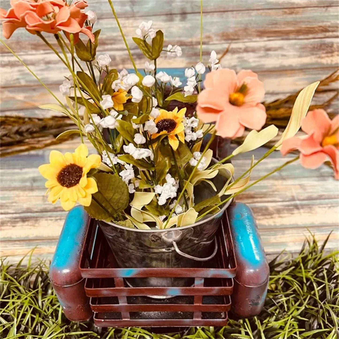 Retro Mini Truck Flower Pots