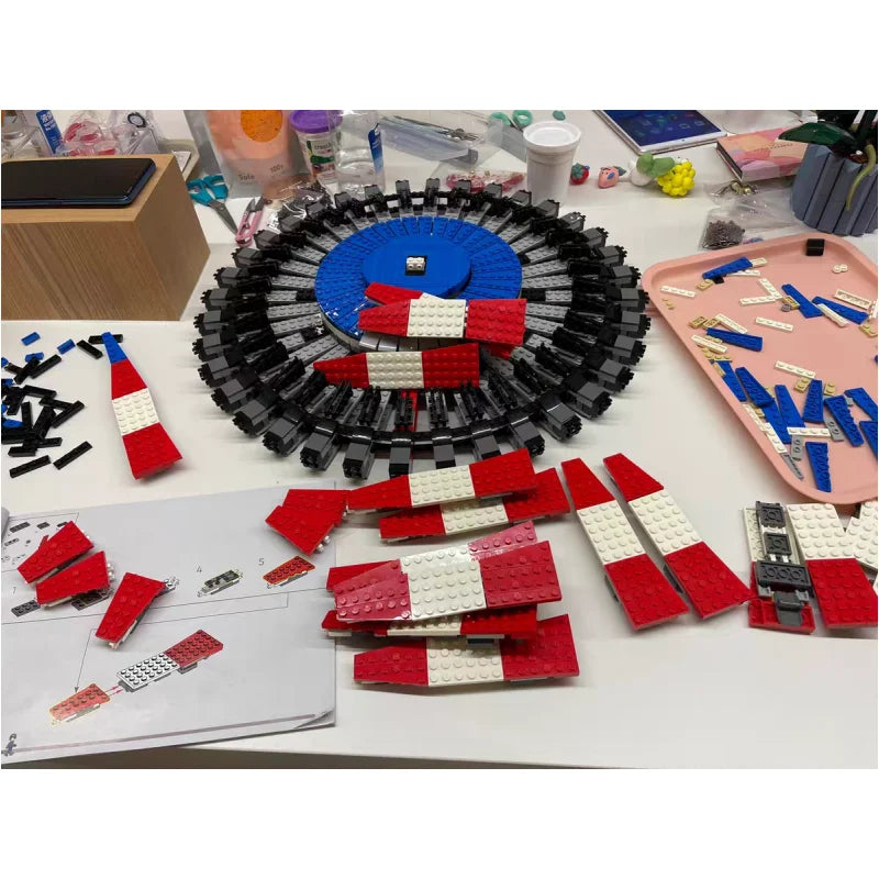 Cpt America Shield Building Blocks 3128pcs