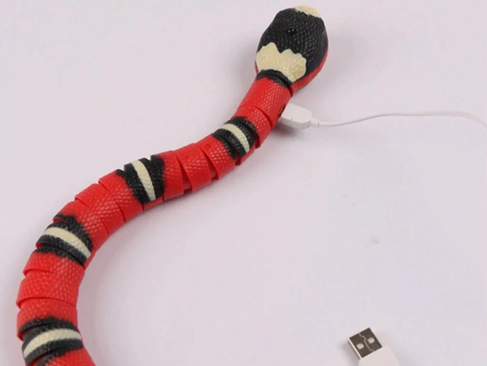 Jouet pour animaux USB Charging Smart Sensing Snake Interactive