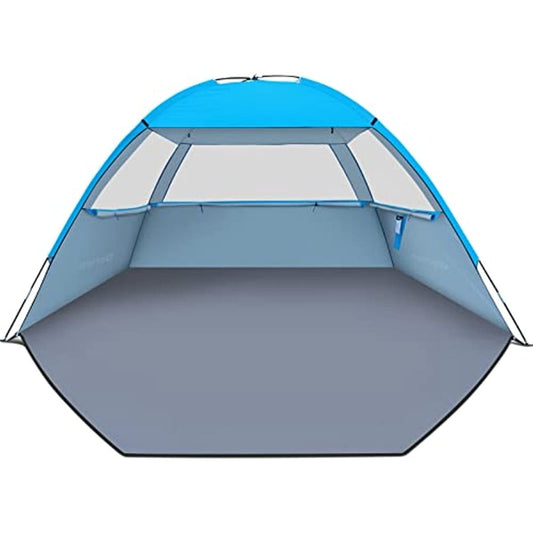 Tente de plage pare-soleil  protection UV UPF 50+ / 3-4 personnes