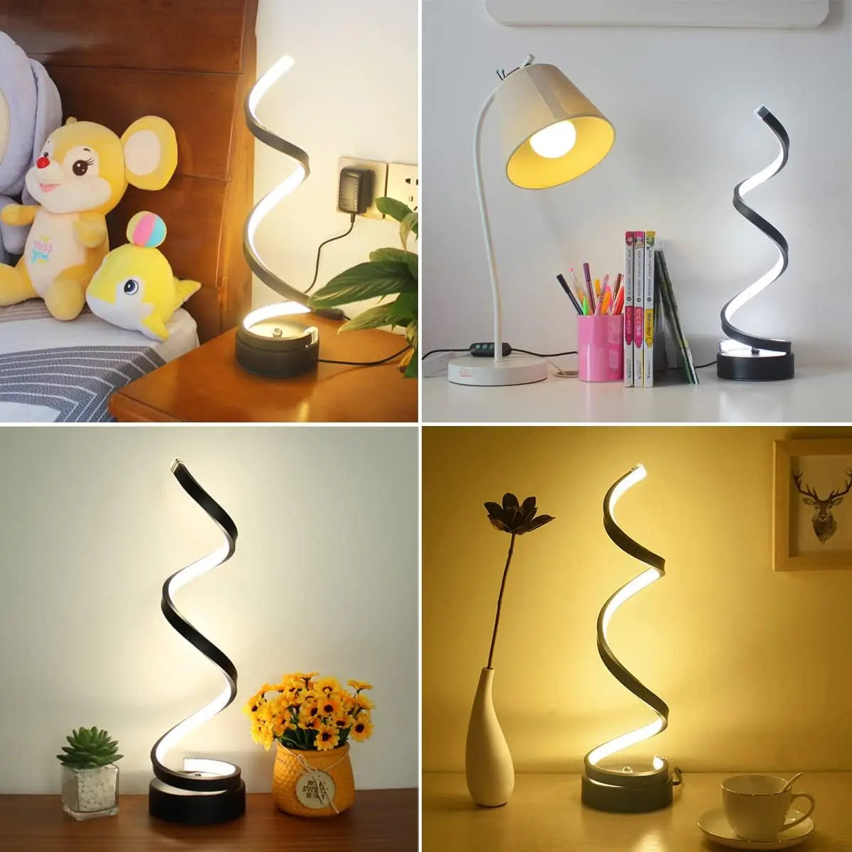 Lampe Moderne Minimaliste Dimmable Spirale