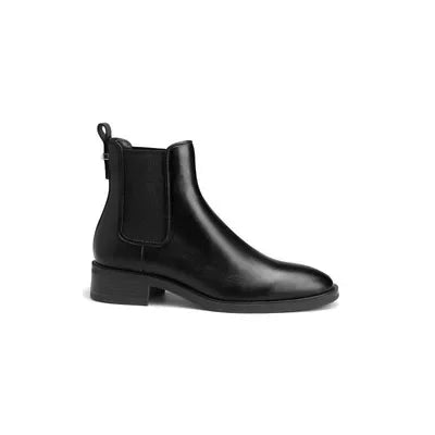 Bottines Chelsea en Cuir Véritable Doublées Peluche – Femme - photo 8