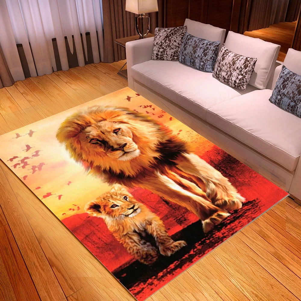 Tapis Living Room Lion