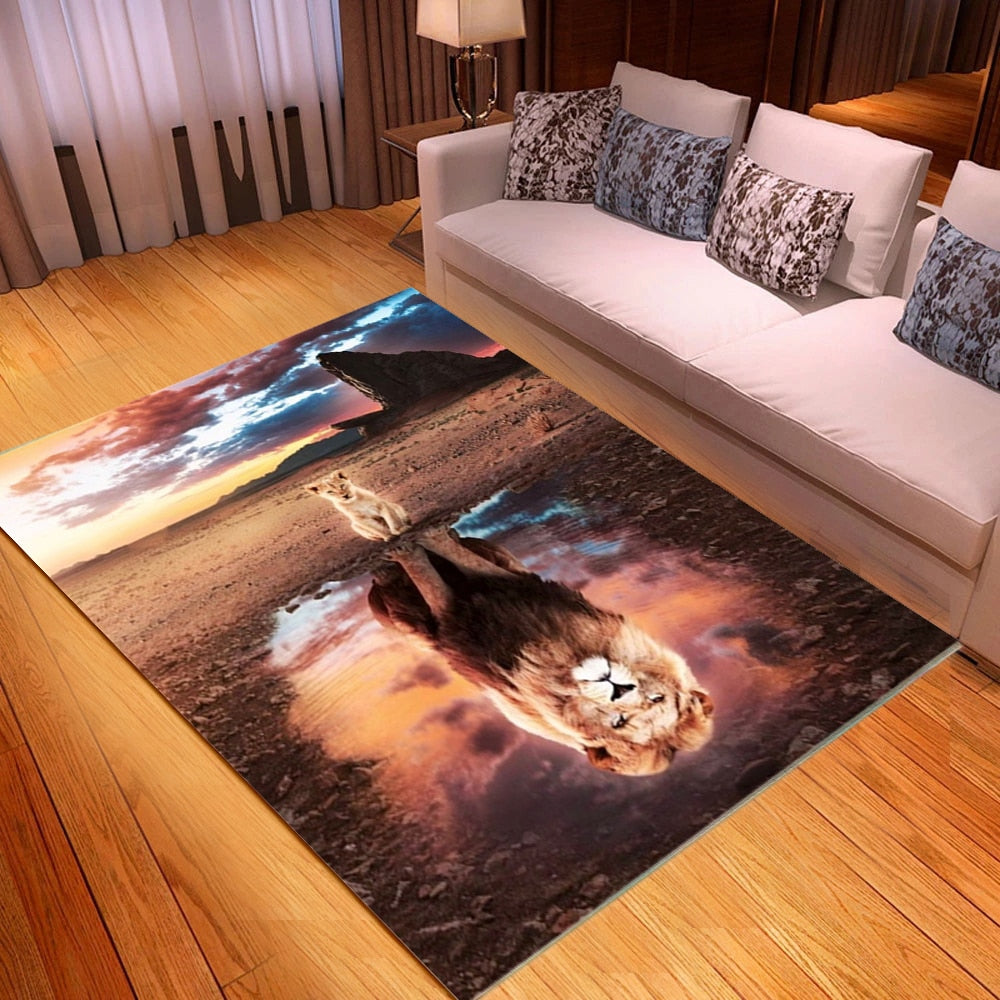 Tapis Living Room Lion