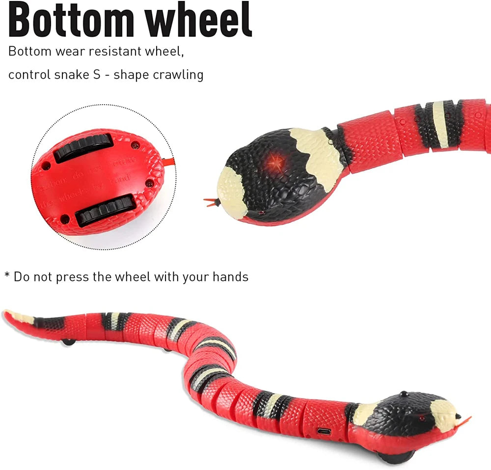 Jouet pour animaux USB Charging Smart Sensing Snake Interactive