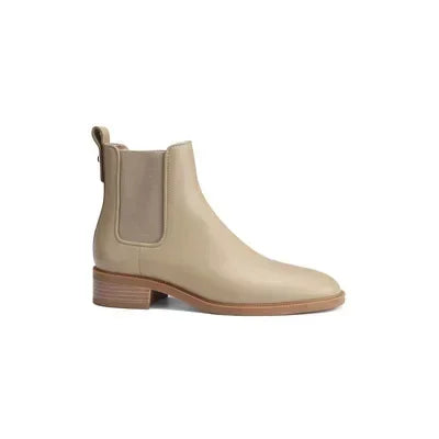 Bottines Chelsea en Cuir Véritable Doublées Peluche – Femme - photo 9