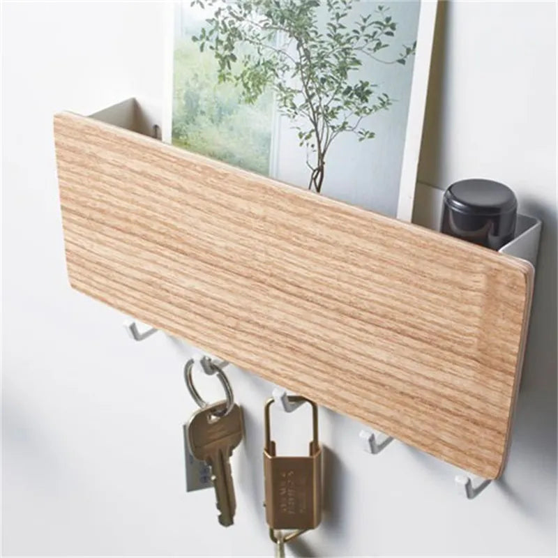 Porte-clés en bamboo avec rangement