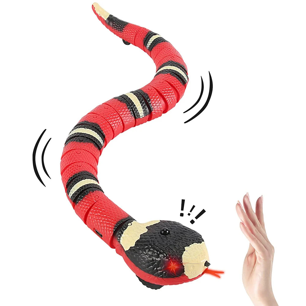 Jouet pour animaux USB Charging Smart Sensing Snake Interactive