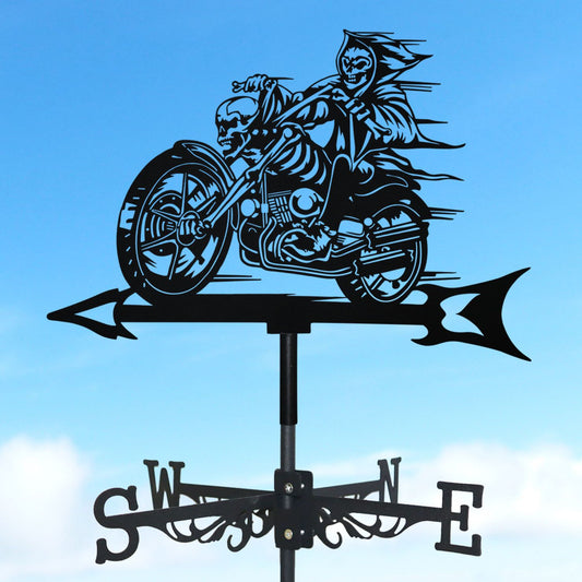 Girouette Metal Biker Skull Knight