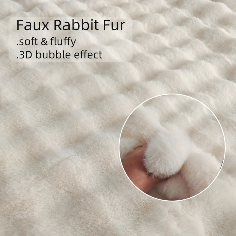 Tapis Faux Rabbit Fluffy Supreme