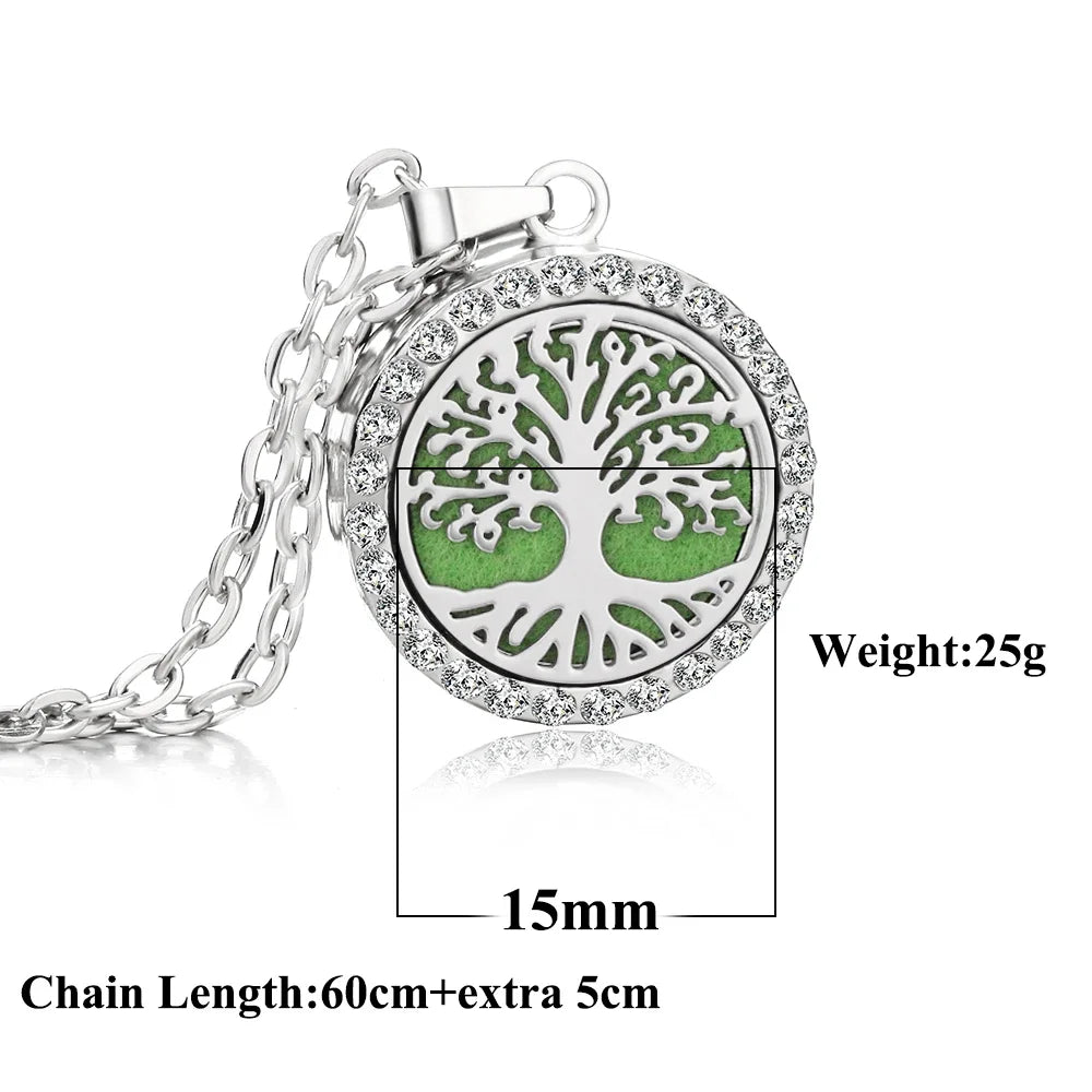 Pendentif diffuseur d'huile essentielle Aromatherapy Necklace