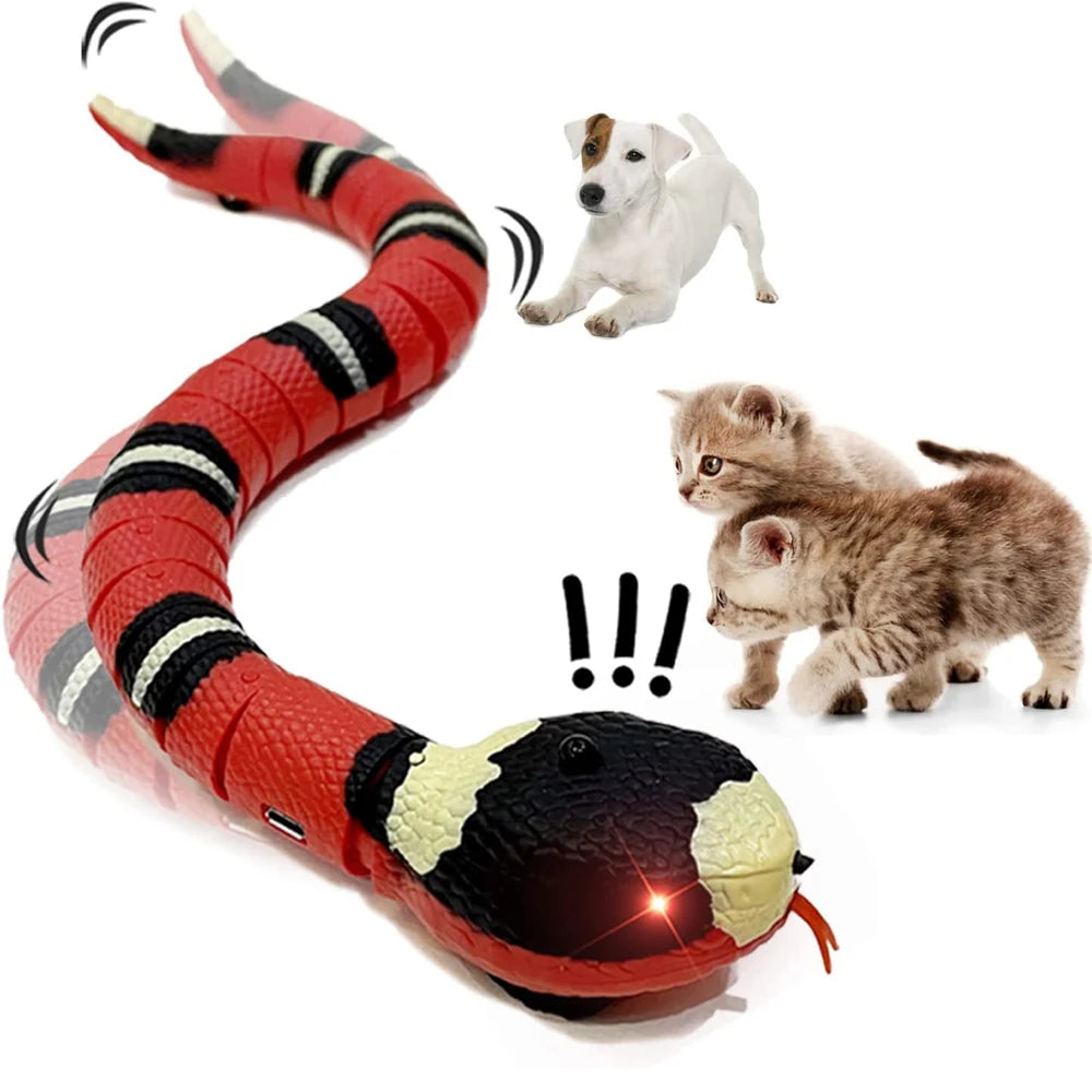 Jouet pour animaux USB Charging Smart Sensing Snake Interactive