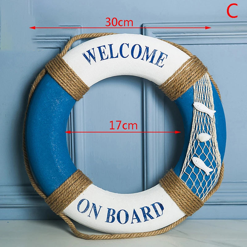 Bouée de sauvetage Navy Mediteranean Nautical Life Ring
