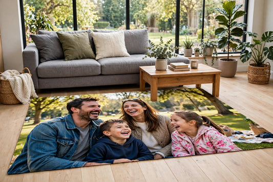 Tapis Personnalisé avec Votre Photo – Cadeau Unique
