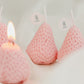Strawberry scented candle (4pcs)